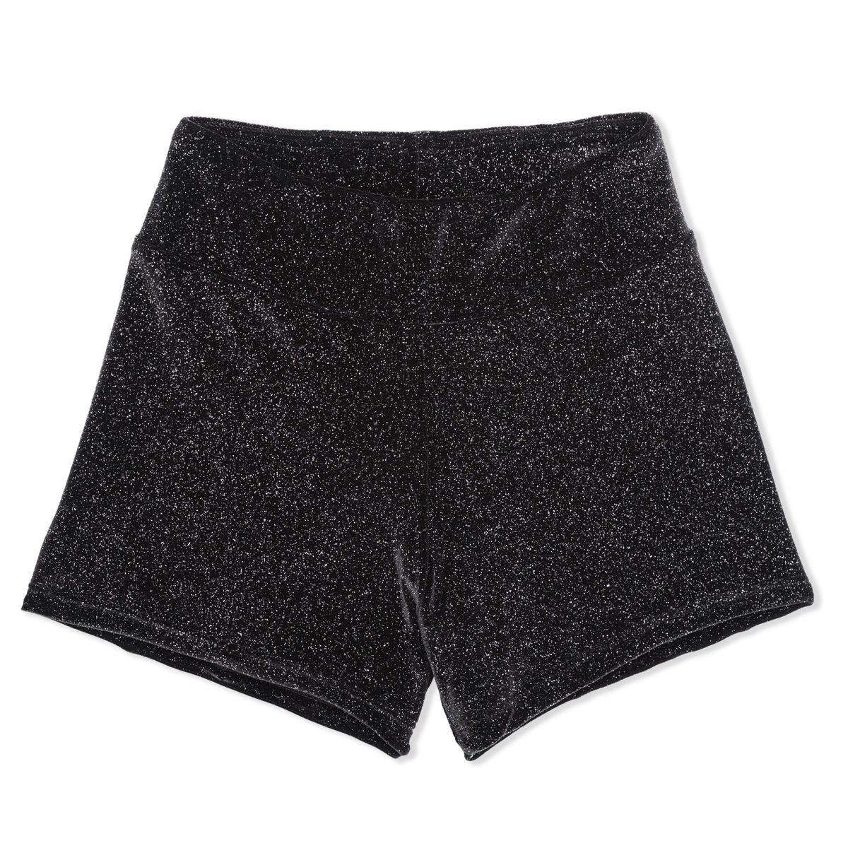 SPARKLY BLACK VELVET SHORT