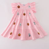 Spooky Pink Girls Dress