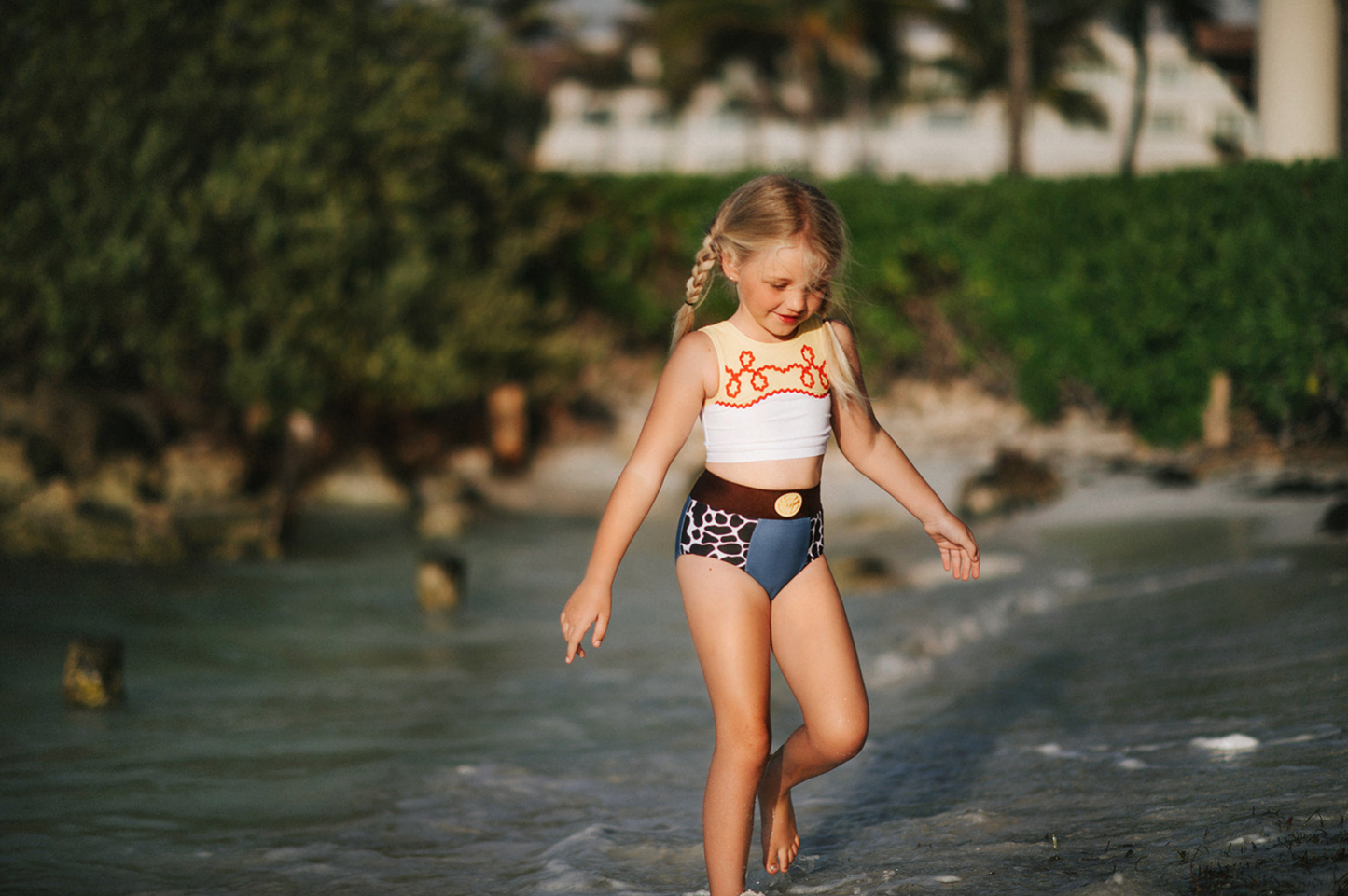 Cowgirl 2 Piece swimsuit with SPF50 Sun Protection