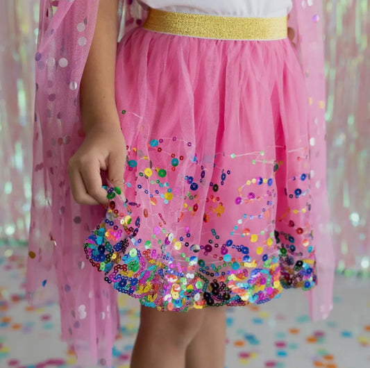 Raspberry Confetti Tutu