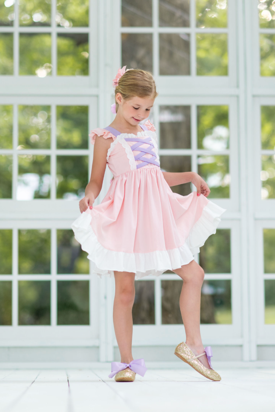 Girls Punzie Princess Everyday Dress