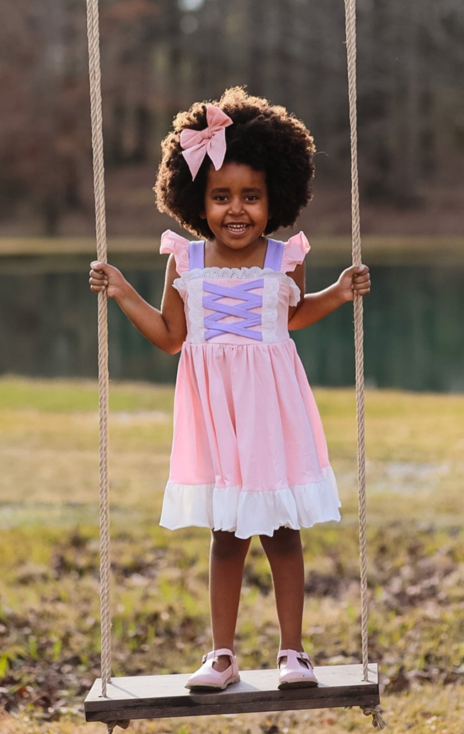 Girls Punzie Princess Everyday Dress