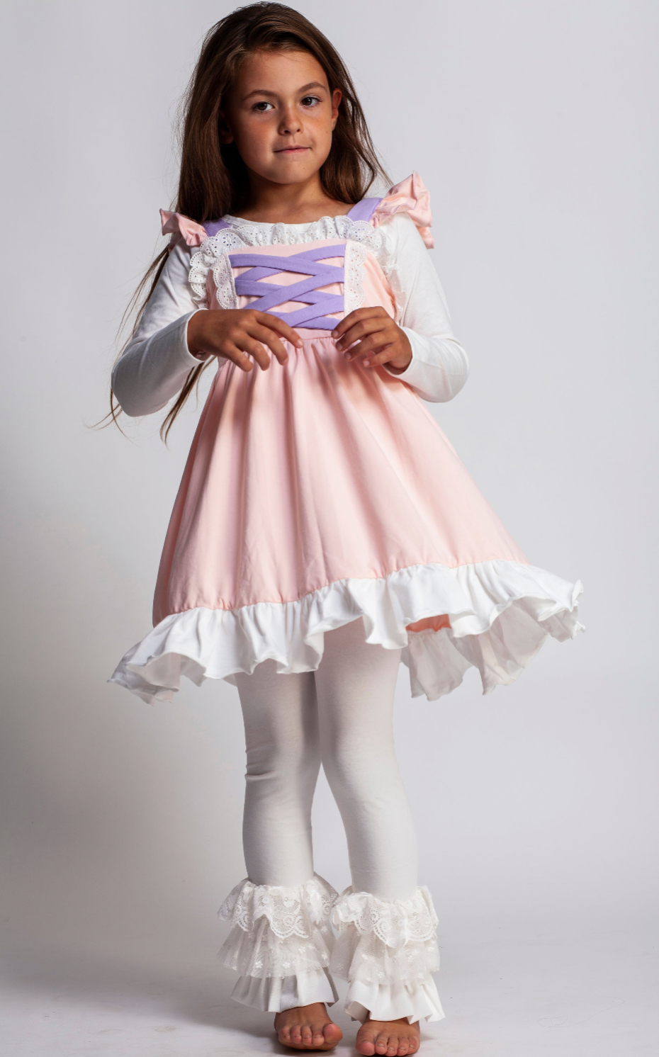 Girls Punzie Princess Everyday Dress