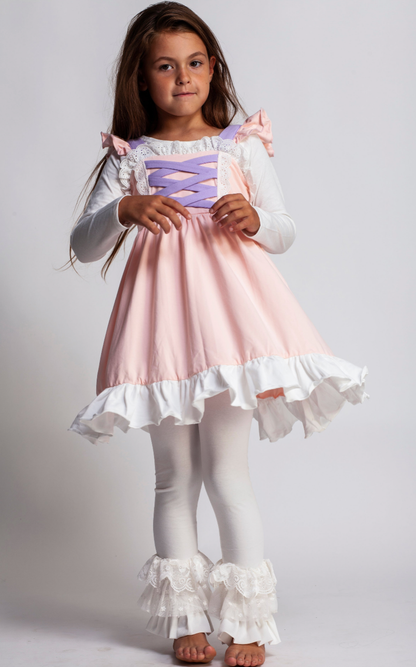 Girls Punzie Princess Everyday Dress