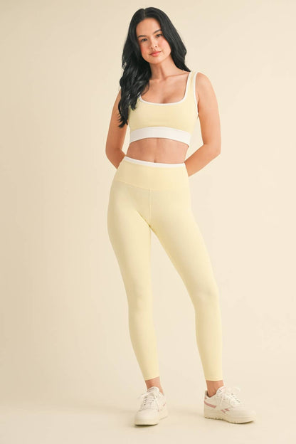 Contrast Binding Bra Top