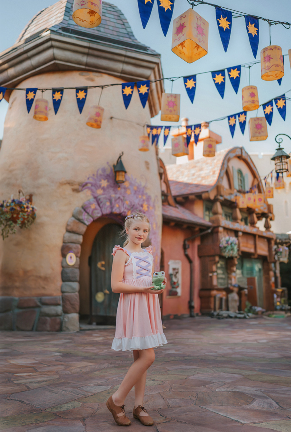 Girls Punzie Princess Everyday Dress