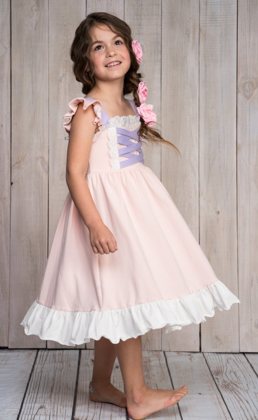 Girls Punzie Princess Everyday Dress