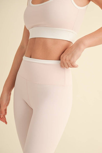 Contrast Binding Legging