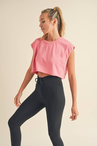 Warm Up Essential Mineral Wash Tank Top