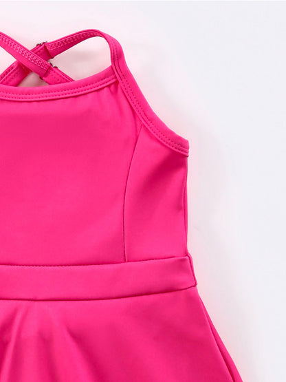Hot Pink Athletic Dress
