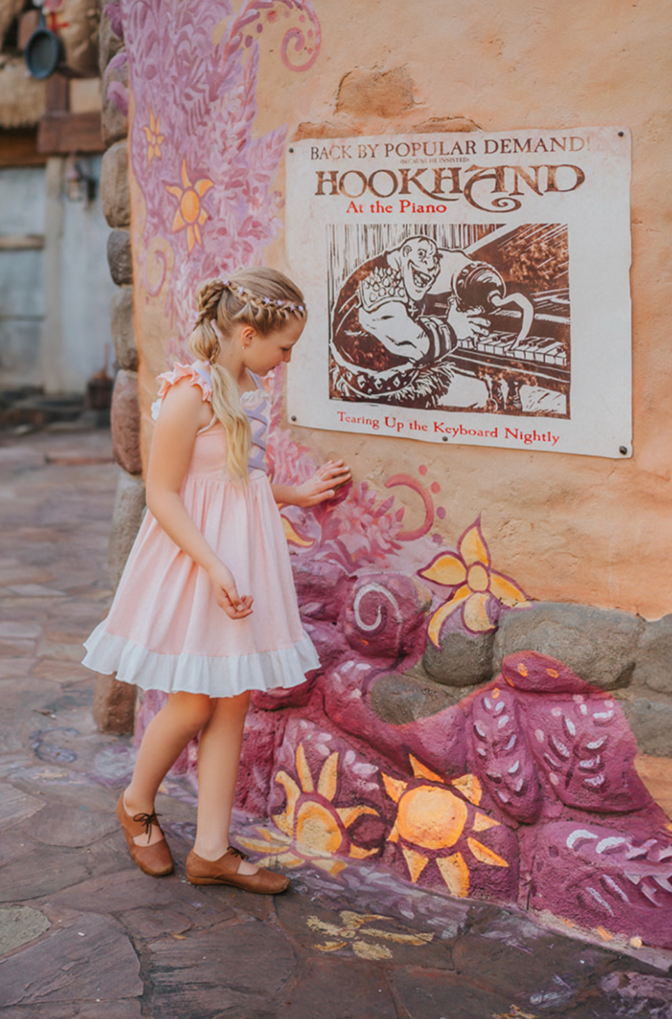 Girls Punzie Princess Everyday Dress