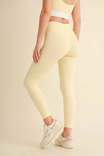 Contrast Binding Legging