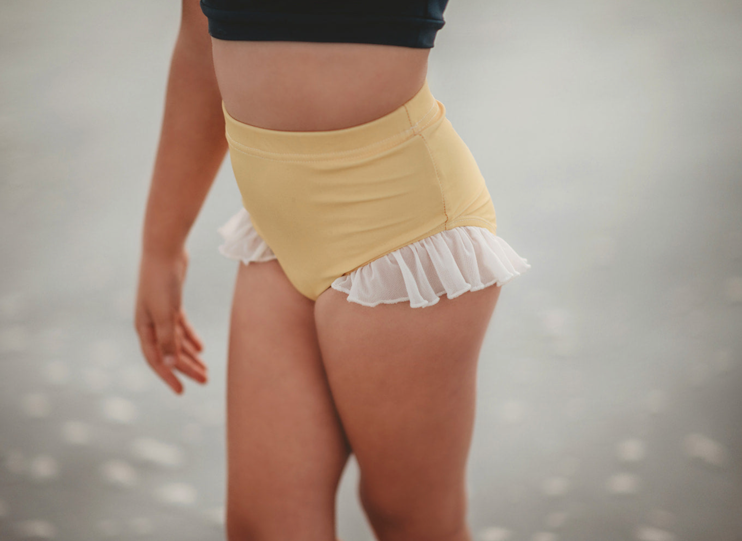 Girls Snow White Princess Two Piece SPF 50 Swimsuit 