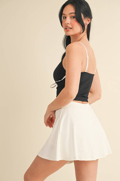 Front Ribbon Detail Tank Top