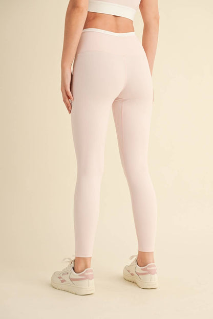 Contrast Binding Legging