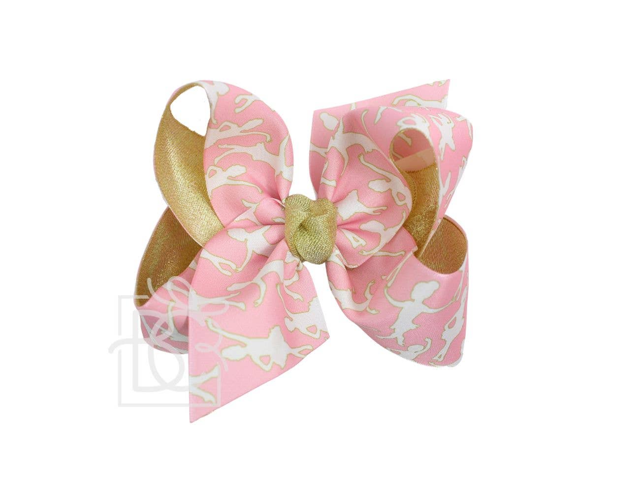 Layered Ballerina Bow on Alligator Clip