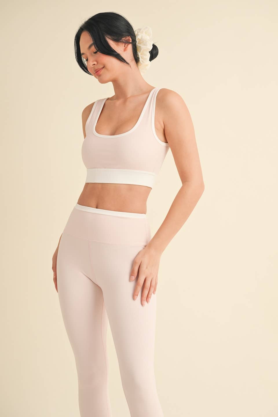 Contrast Binding Bra Top