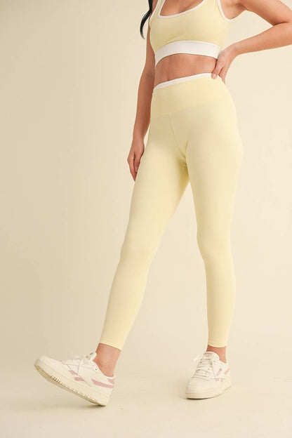 Contrast Binding Legging