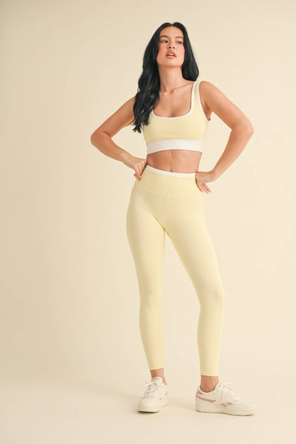 Contrast Binding Bra Top